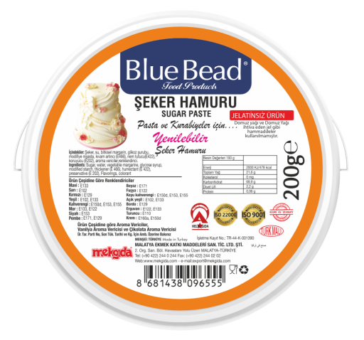 Blue Bead 200 Gram Şeker Hamuru
